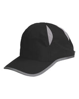 Big Accessories BA514 Performance Cap #color_BLACK