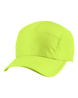 Big Accessories BA603 Pearl Performance Cap #color_NEON YELLOW