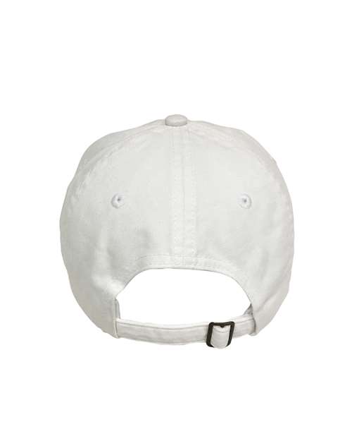 Big Accessories BX001Y Youth 6-Panel Brushed Twill Unstructured Cap #color_WHITE