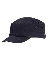Big Accessories BA501 Short Bill Cadet Cap #color_NAVY