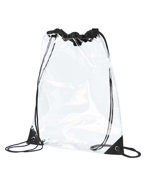 BAGedge BE253 PVC Cinch Sack #color_BLACK