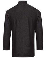 Artisan Collection by Reprime RP660 Unisex Denim Chef's Coat #color_BLACK DENIM