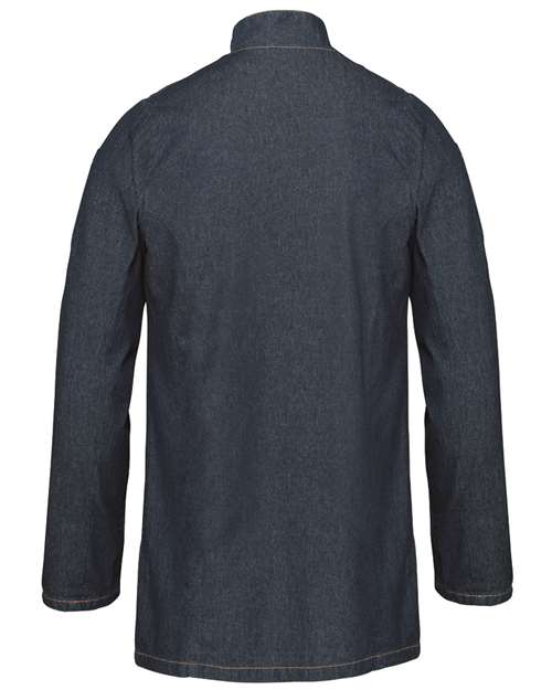 Artisan Collection by Reprime RP660 Unisex Denim Chef's Coat #color_BLUE DENIM