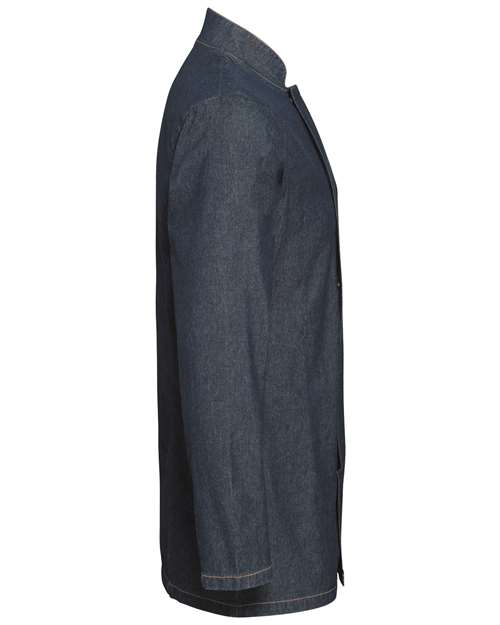 Artisan Collection by Reprime RP660 Unisex Denim Chef's Coat #color_BLUE DENIM