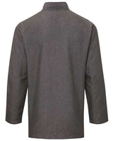 Artisan Collection by Reprime RP660 Unisex Denim Chef's Coat #color_GREY DENIM