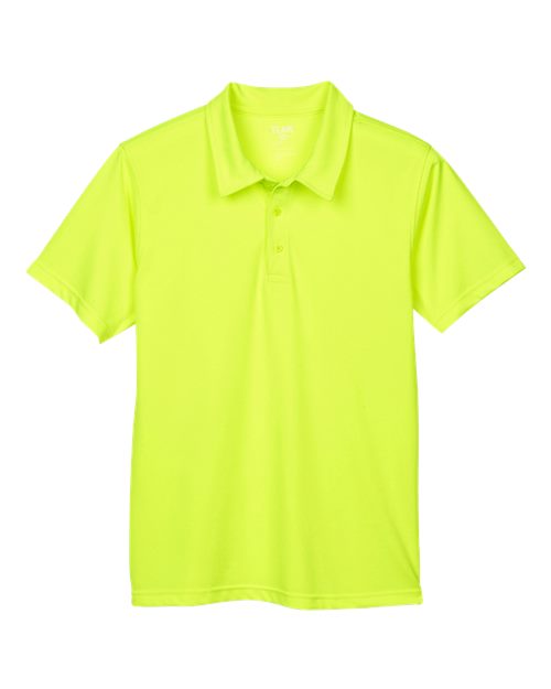 Team 365 TT21 Men's Command Snag Protection Polo #color_SAFETY YELLOW
