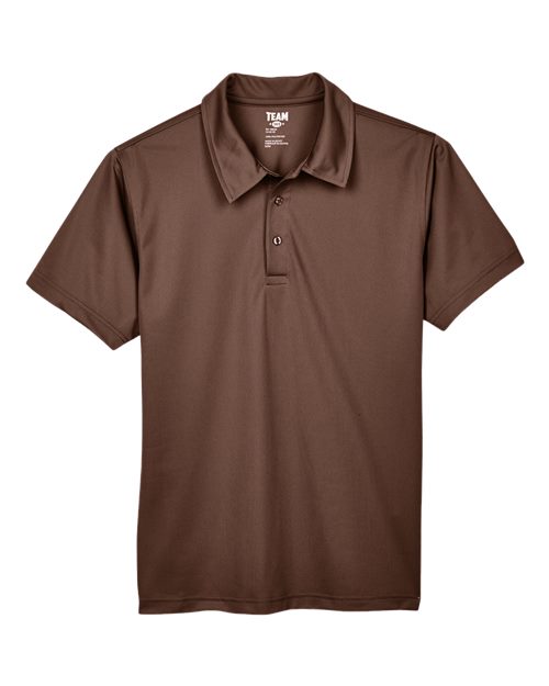 Team 365 TT21 Men's Command Snag Protection Polo #color_SPRT DARK BROWN