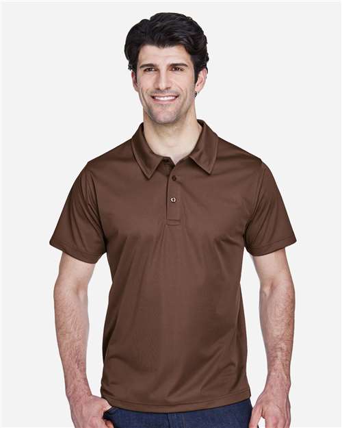 Team 365 TT21 Men's Command Snag Protection Polo #color_SPRT DARK BROWN