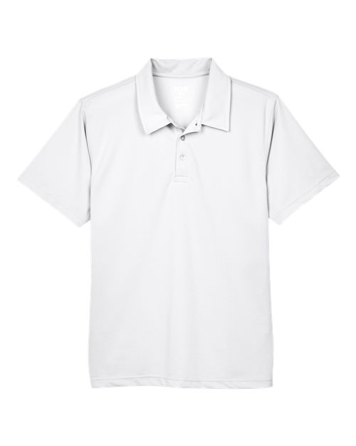 Team 365 TT21 Men's Command Snag Protection Polo #color_WHITE
