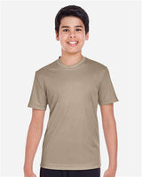 Team 365 TT11Y Youth Zone Performance T-Shirt #color_DESERT KHAKI