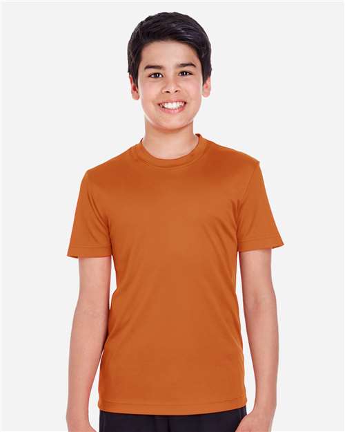 Team 365 TT11Y Youth Zone Performance T-Shirt #color_SPRT BRNT ORANGE