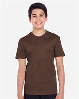 Team 365 TT11Y Youth Zone Performance T-Shirt #color_SPORT DARK BROWN