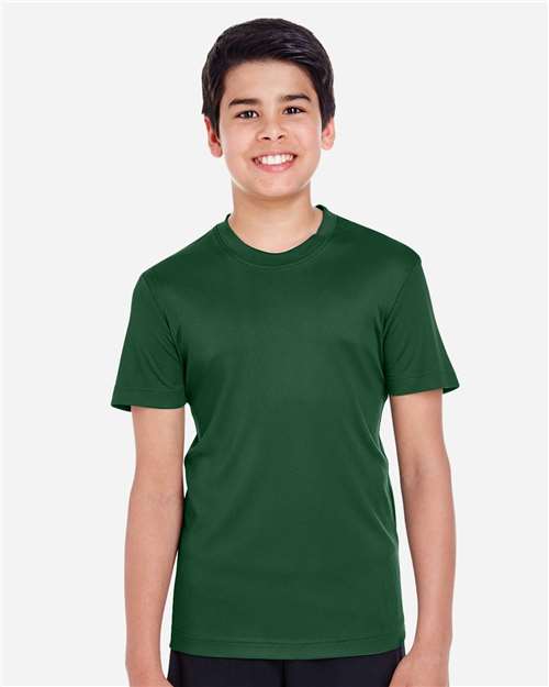 Team 365 TT11Y Youth Zone Performance T-Shirt #color_SPORT DARK GREEN