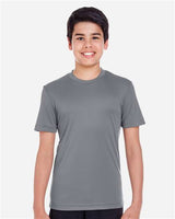 Team 365 TT11Y Youth Zone Performance T-Shirt #color_SPORT GRAPHITE