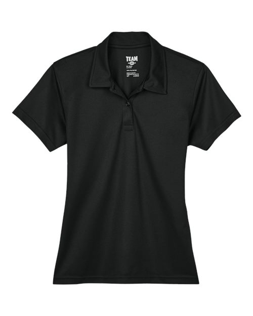 Team 365 TT21W Ladies' Command Snag Protection Polo #color_BLACK