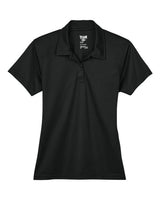 Team 365 TT21W Ladies' Command Snag Protection Polo #color_BLACK