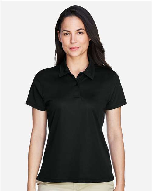 Team 365 TT21W Ladies' Command Snag Protection Polo #color_BLACK