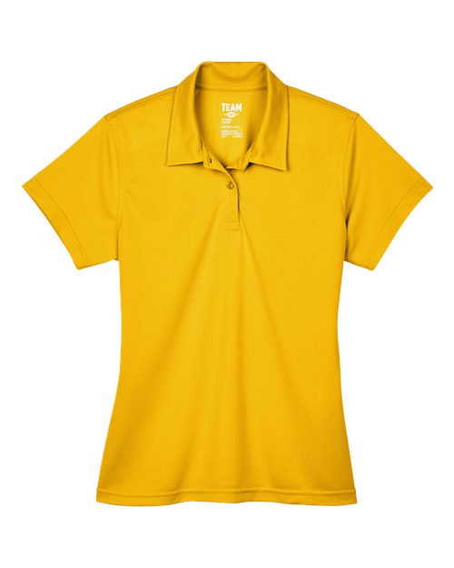 Team 365 TT21W Ladies' Command Snag Protection Polo #color_SPRT ATHLTC GOLD