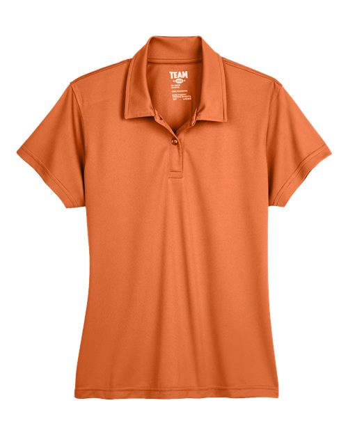 Team 365 TT21W Ladies' Command Snag Protection Polo #color_SPRT BURNT ORNGE