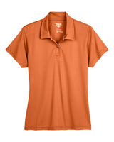Team 365 TT21W Ladies' Command Snag Protection Polo #color_SPRT BURNT ORNGE