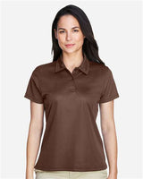 Team 365 TT21W Ladies' Command Snag Protection Polo #color_SPRT DARK BROWN