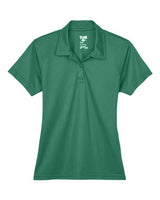 Team 365 TT21W Ladies' Command Snag Protection Polo #color_SPRT DARK GREEN