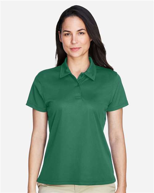 Team 365 TT21W Ladies' Command Snag Protection Polo #color_SPRT DARK GREEN