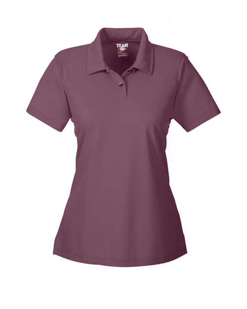 Team 365 TT21W Ladies' Command Snag Protection Polo #color_SPRT DARK MAROON