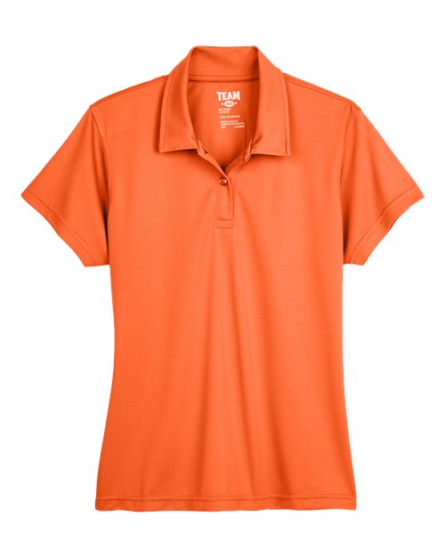 Team 365 TT21W Ladies' Command Snag Protection Polo #color_SPORT ORANGE