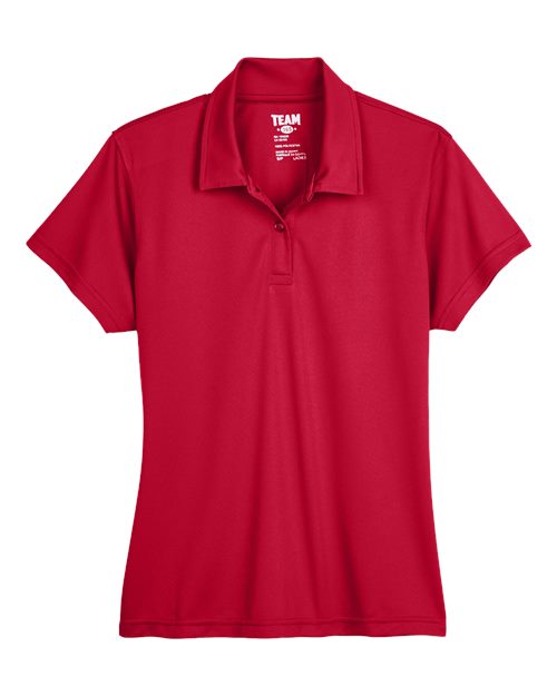 Team 365 TT21W Ladies' Command Snag Protection Polo #color_SPRT SCARLET RED
