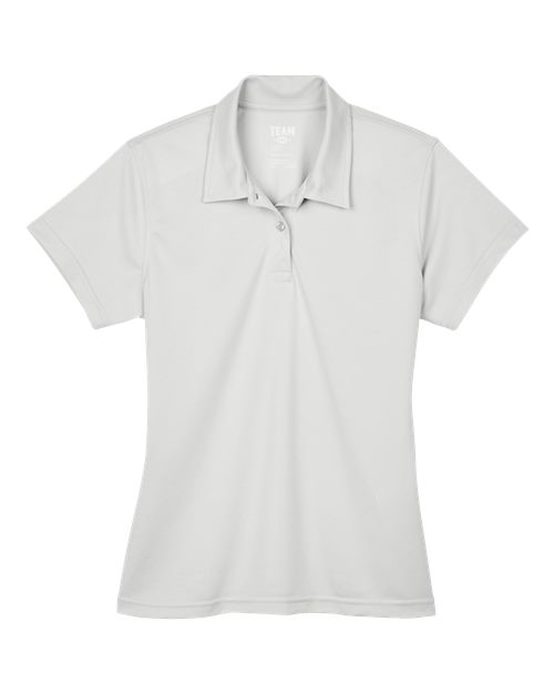 Team 365 TT21W Ladies' Command Snag Protection Polo #color_SPORT SILVER