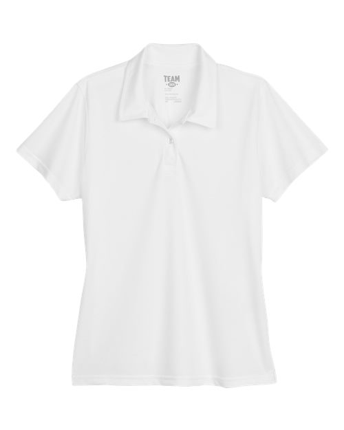 Team 365 TT21W Ladies' Command Snag Protection Polo #color_WHITE