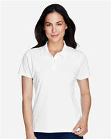 Team 365 TT21W Ladies' Command Snag Protection Polo #color_WHITE