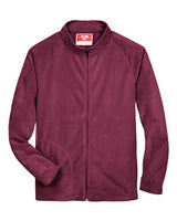 Team 365 TT90 Men's Campus Microfleece Jacket #color_SPORT MAROON