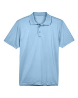 Harriton M315 Men's 4 oz. Polytech Polo #color_LIGHT BLUE