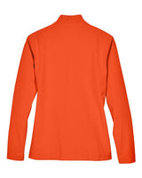 Team 365 TT80W Ladies' Leader Soft Shell Jacket #color_SPORT ORANGE