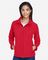 Team 365 TT80W Ladies' Leader Soft Shell Jacket #color_SPORT RED