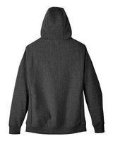 Team 365 TT95 Men's Zone HydroSport Heavyweight Full-Zip Hooded Sweatshirt #color_DARK GREY HEATHR