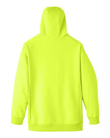 Team 365 TT95 Men's Zone HydroSport Heavyweight Full-Zip Hooded Sweatshirt #color_SAFETY YELLOW