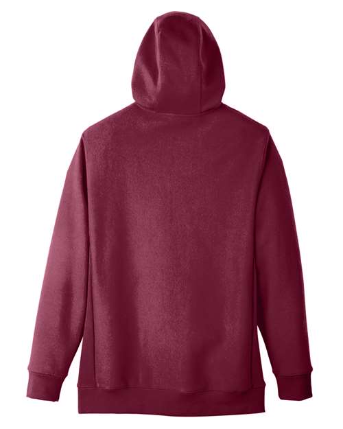 Team 365 TT95 Men's Zone HydroSport Heavyweight Full-Zip Hooded Sweatshirt #color_SP DARK MAROON