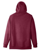 Team 365 TT95 Men's Zone HydroSport Heavyweight Full-Zip Hooded Sweatshirt #color_SP DARK MAROON