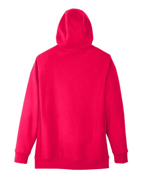 Team 365 TT95 Men's Zone HydroSport Heavyweight Full-Zip Hooded Sweatshirt #color_SPORT RED