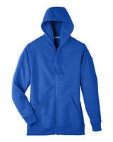 Team 365 TT95 Men's Zone HydroSport Heavyweight Full-Zip Hooded Sweatshirt #color_SPORT ROYAL