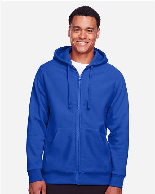 Team 365 TT95 Men's Zone HydroSport Heavyweight Full-Zip Hooded Sweatshirt #color_SPORT ROYAL