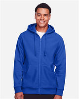 Team 365 TT95 Men's Zone HydroSport Heavyweight Full-Zip Hooded Sweatshirt #color_SPORT ROYAL