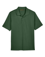 Harriton M348 Men's Advantage Snag Protection Plus IL Polo #color_DARK GREEN