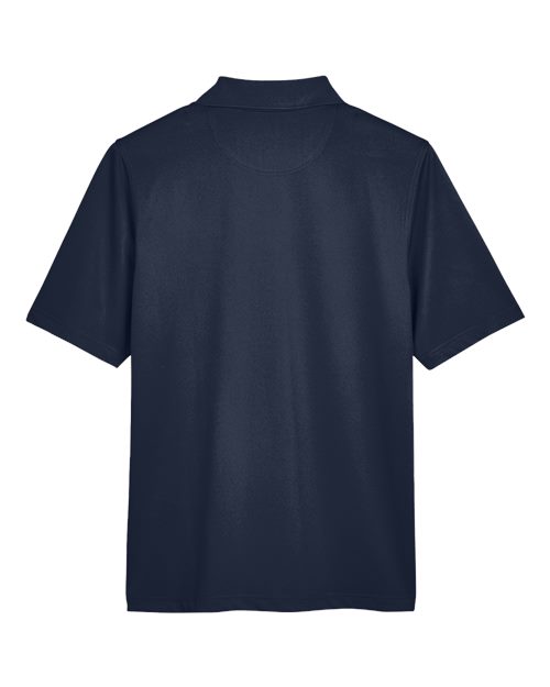 Harriton M348 Men's Advantage Snag Protection Plus IL Polo #color_DARK NAVY