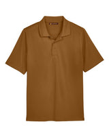 Harriton M348 Men's Advantage Snag Protection Plus IL Polo #color_DUCK BROWN