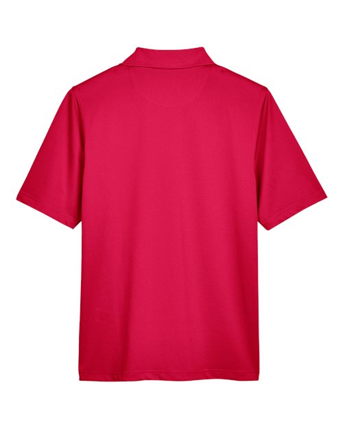 Harriton M348 Men's Advantage Snag Protection Plus IL Polo #color_RED