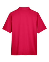 Harriton M348 Men's Advantage Snag Protection Plus IL Polo #color_RED